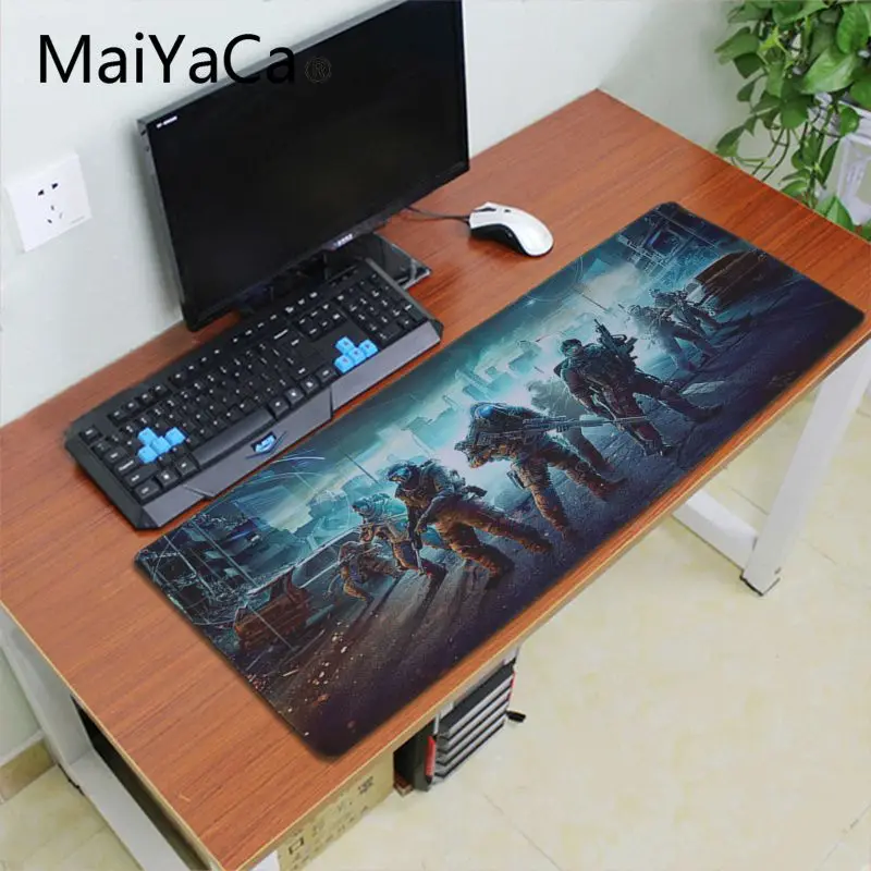 Maiyaca warface Beautiful Anime Mouse Mat Large Lockedge alfombrilla gaming pad gamer PC Computer mat | Компьютеры и офис