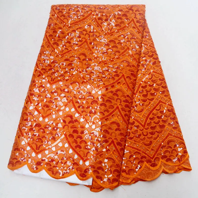 Кружевная ткань в виде колокольчика африканском стиле блестящая швейцарская