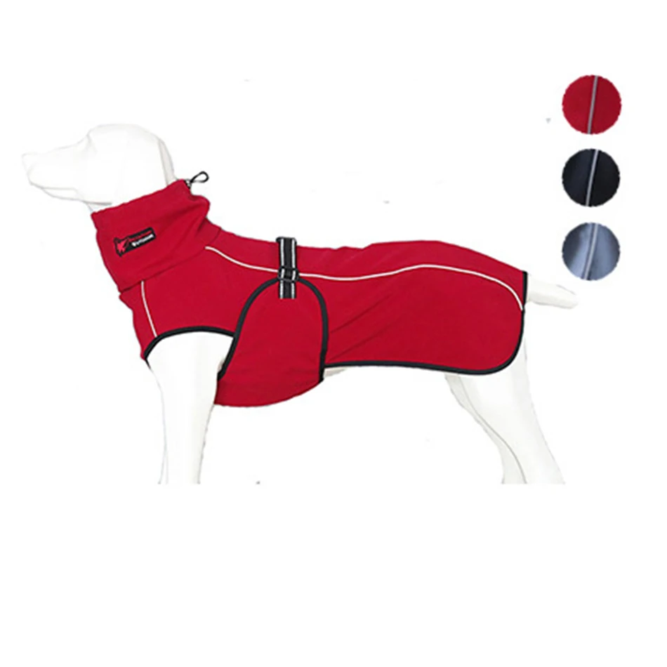 Куртка для собак водонепроницаемая Светоотражающая куртка крупных пород Зимняя
