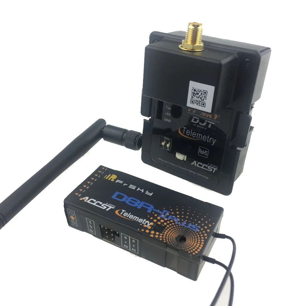 Feiying FrSky 2,4G DFT/DJT/D8R-II/V8FR-II HV Futaba совместимый радиочастотный модуль(двусторонний) и приемники комбо
