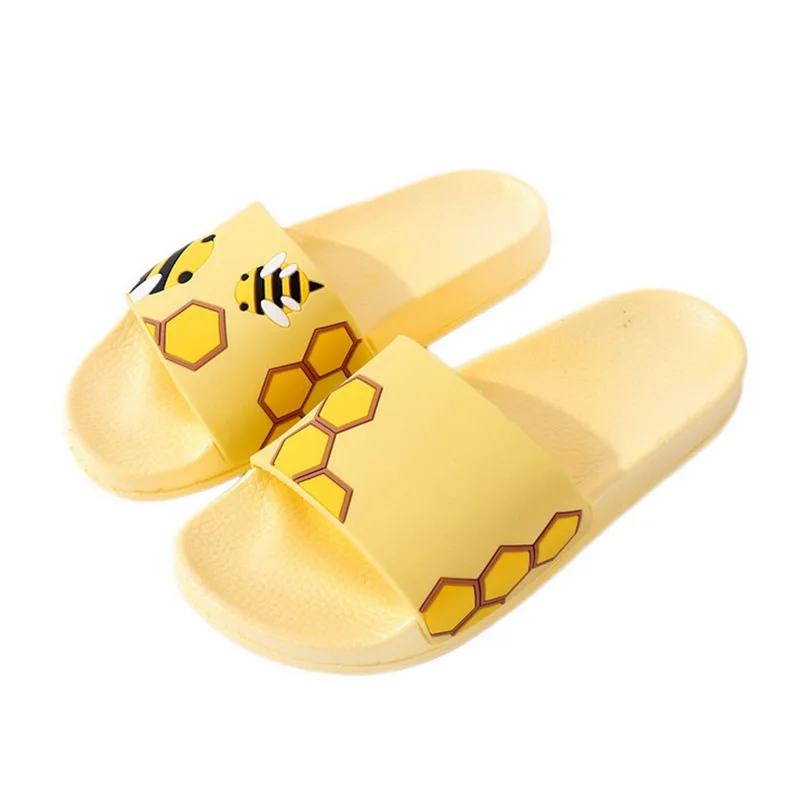 MoneRffi/Летняя женская обувь милые тапочки с животными сандалии героями
