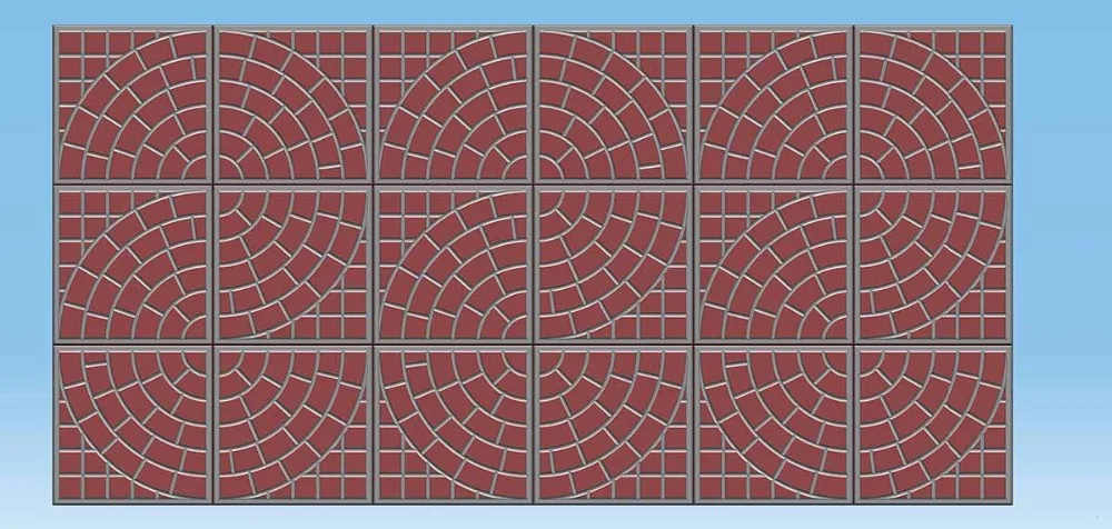1 шт. твердый АБС пластик формы для тротуарной плитки бетон &quotЛьвов тротуар&quot