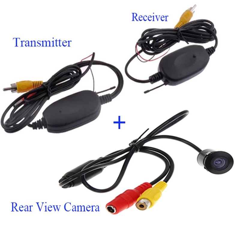 Беспроводной 2 4G передатчик и приемник Водонепроницаемая камера заднего вида +