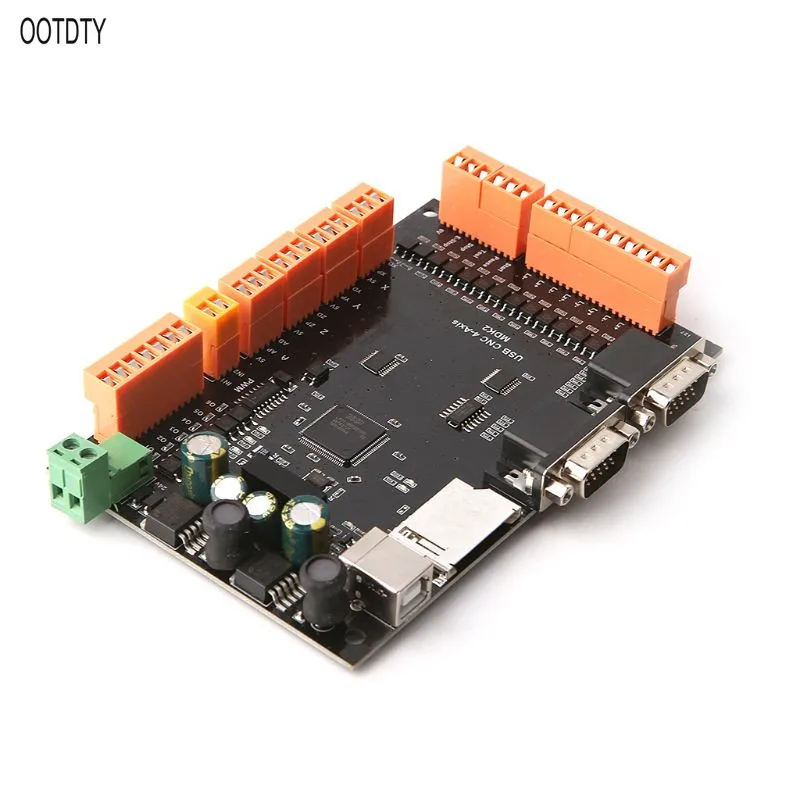 MDK2 CNC USB 4 осевой контроллер шагового двигателя Breakout Board с интерфейсом MPG