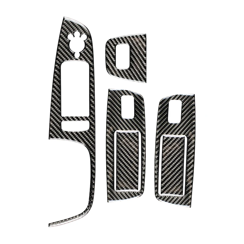 Углеродное волокно автомобильный протектор переключатель окна Управление