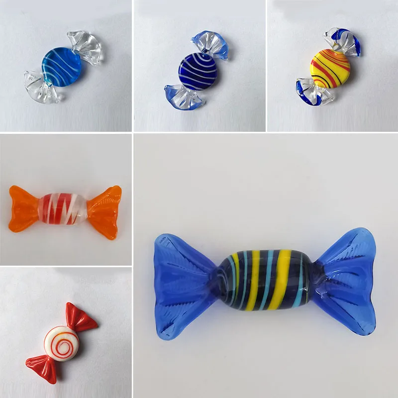 Винтажные муранские стеклянные конфеты фигурки ремесла Свадебная вечеринка