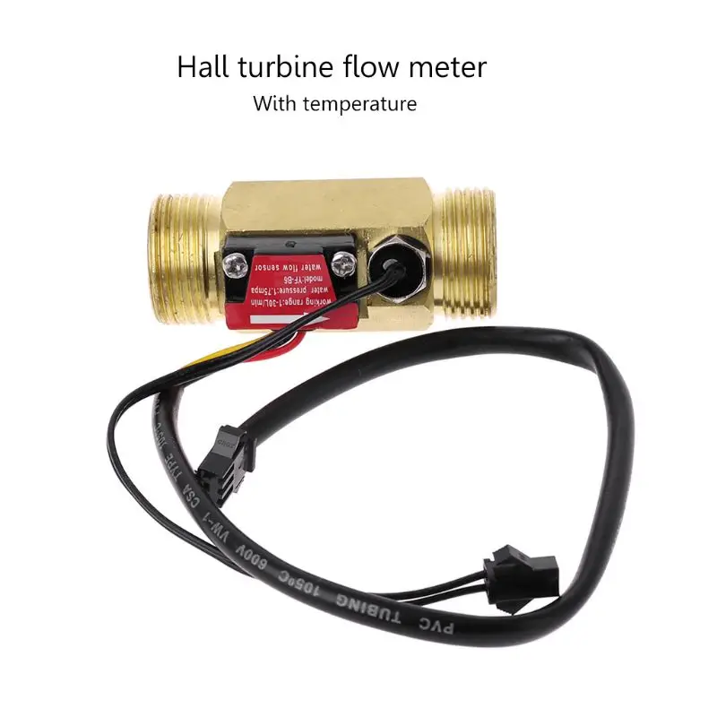 G3/4 &quotдатчик расхода воды переключатель потока с датчиком температуры для