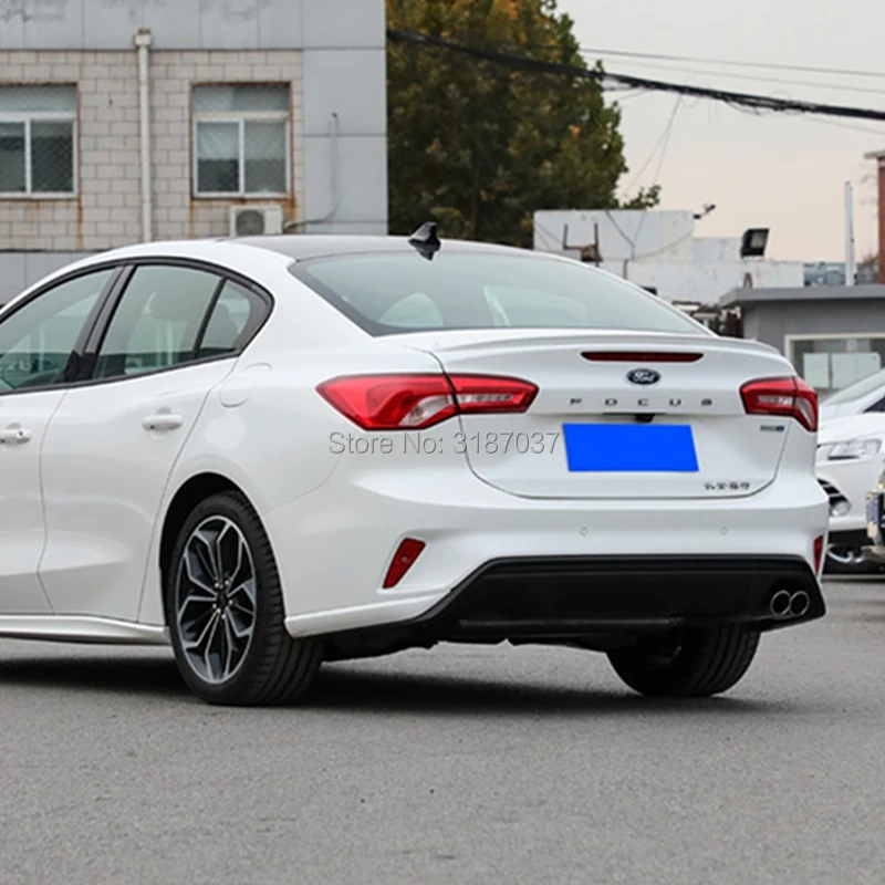Спойлер для Ford Focus 2019 новый sedan АБС пластик Неокрашенный задний спойлер на крыло