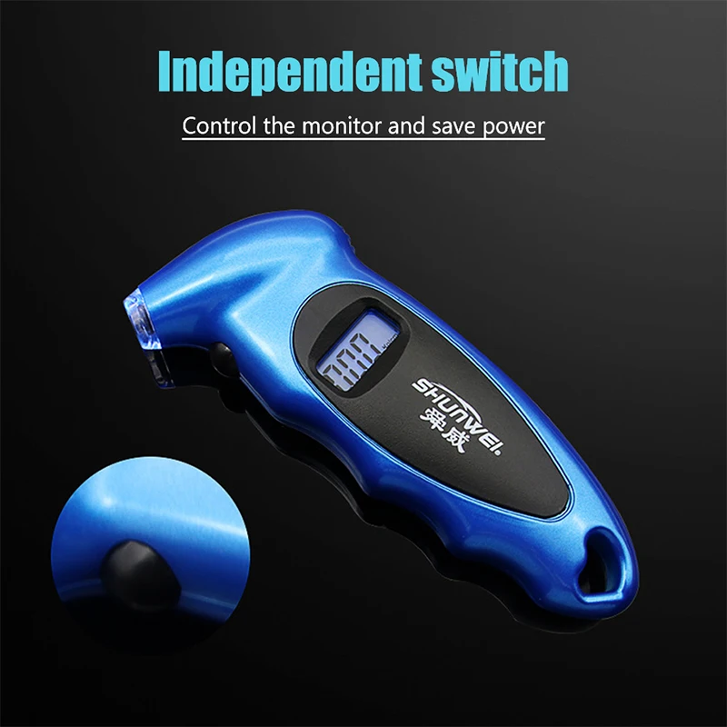 Автомобильный Стайлинг 1x цифровой манометр в шинах аксессуары высокоточный