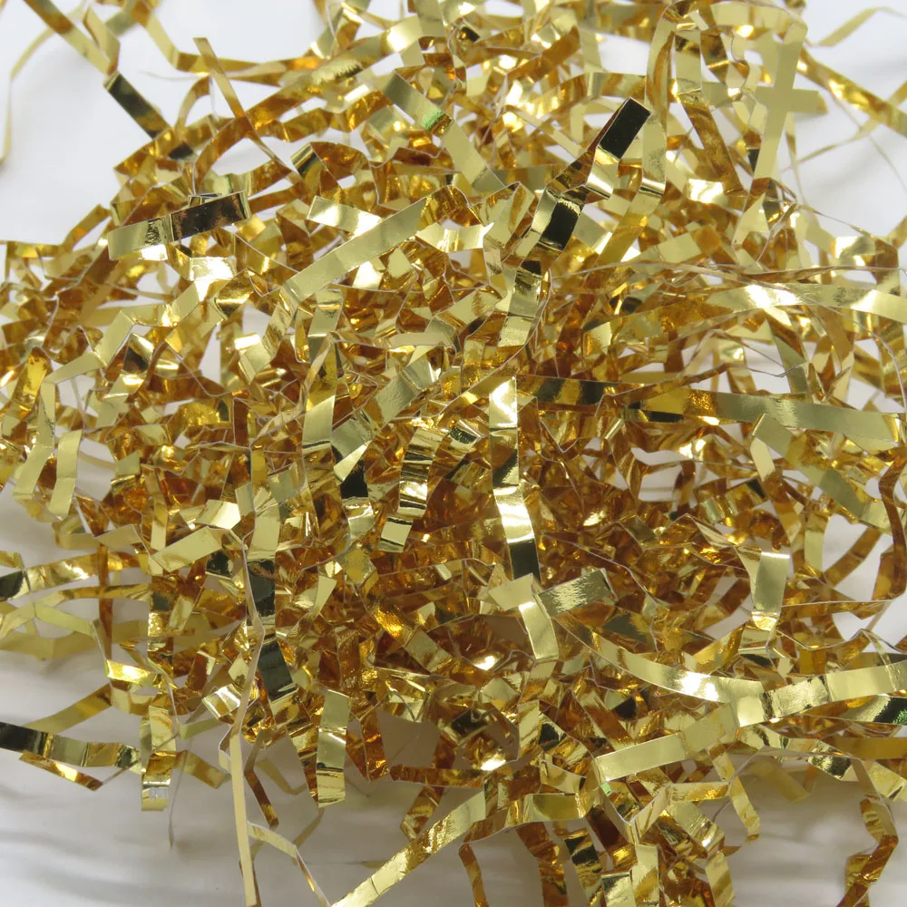 Посылка измельченные ткани наполнитель бумаги золото с blingbling