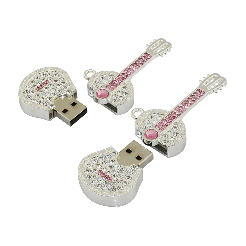 Кристалл деревянная ручка привода Гитары USB Flash Drive Memory Stick флэш-накопитель диск U