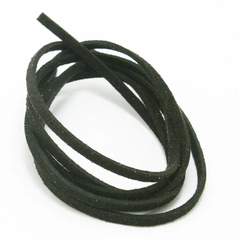 Шнур кожаный плоский из искусственной замши 3 мм 1 м/лот 17 цветов | Дом и сад