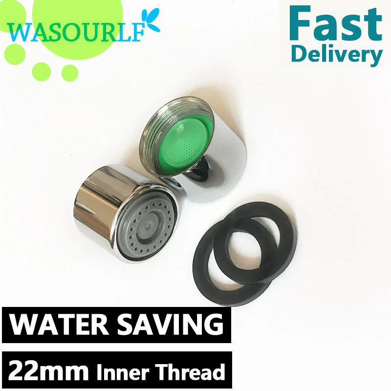 WASOURLF 2 шт. M22* 1 внутренняя резьба 2L 3L 4L 6 8L водосберегающий аэратор кран латунный корпус носик пластиковый сердечник bubbler