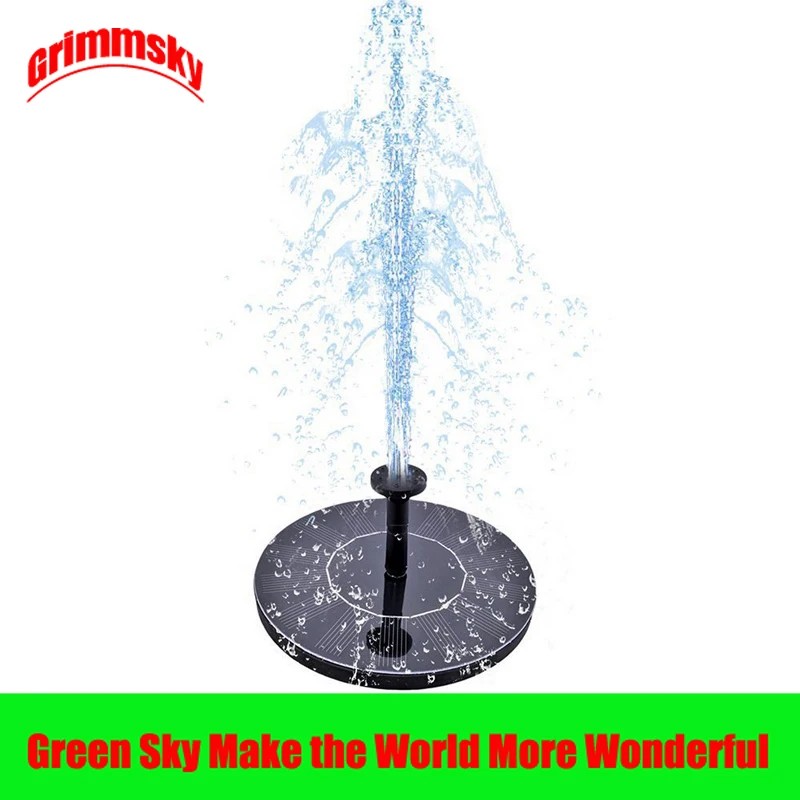 Max. Л/ч плавающий бассейн пруд наружная солнечная панель украшение для дома и сада