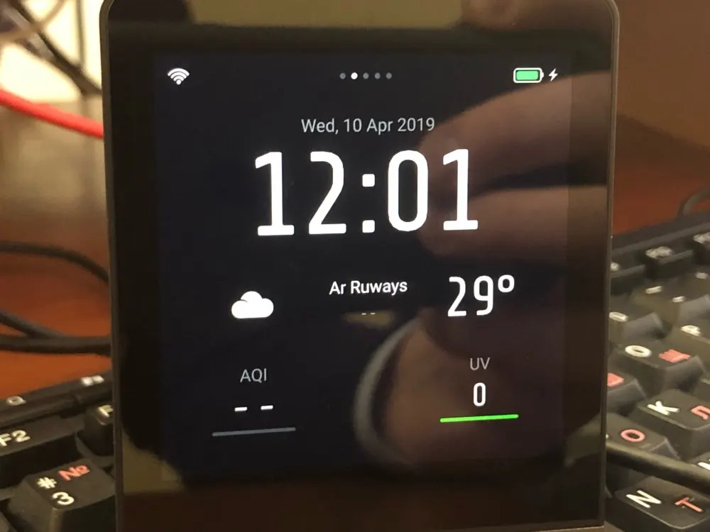 Xiaomi Clear Grass Air Detector 3,1 ''IPS сенсорный экран комплексный монитор PM2.5 управление приложением внутренний наружный монитор воздуха