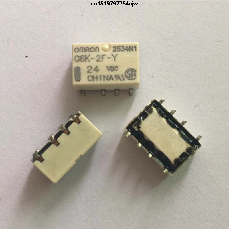 Реле G6K 2F Y 12VDC 3VDC 1A 8Pin 5VDC 24VDC 3V 5V 12V 24V 10 шт.|Интегральные схемы| |