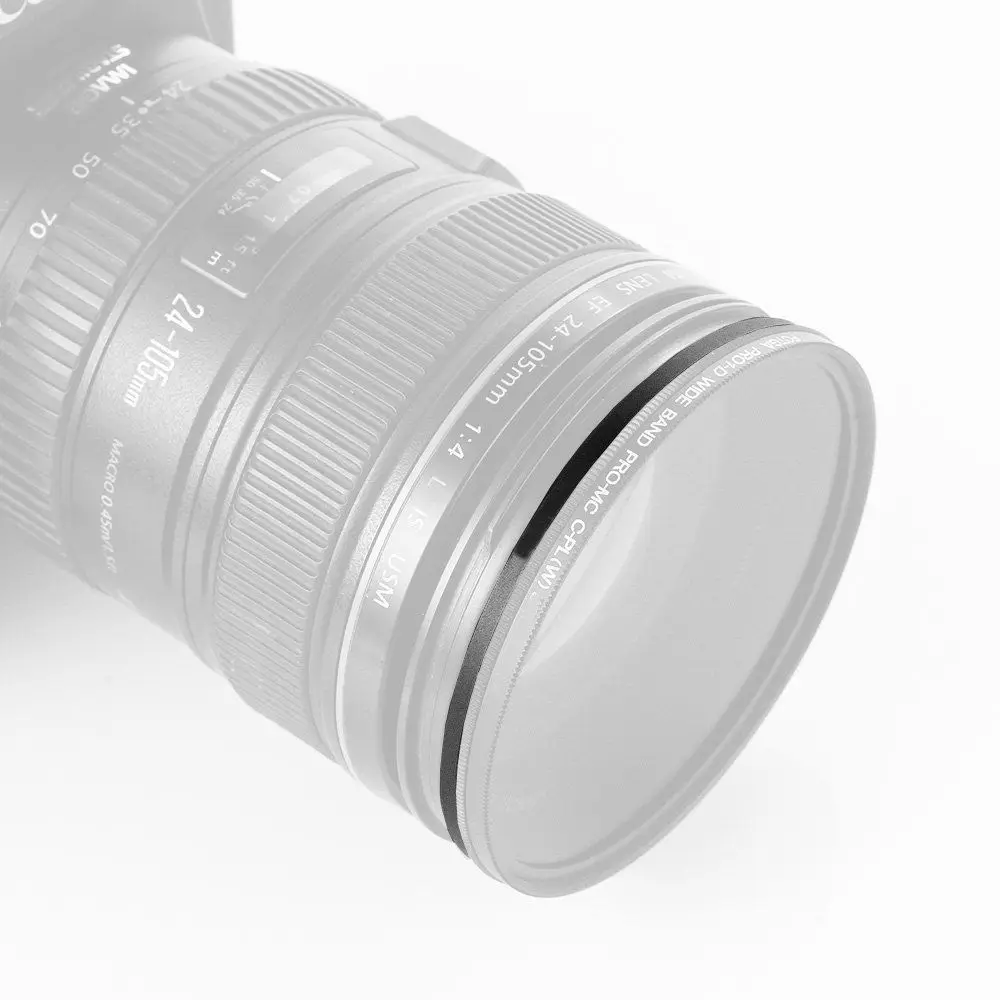 Черное металлическое повышающее кольцо-адаптер для объектива камеры 46 мм-62 мм 46-62