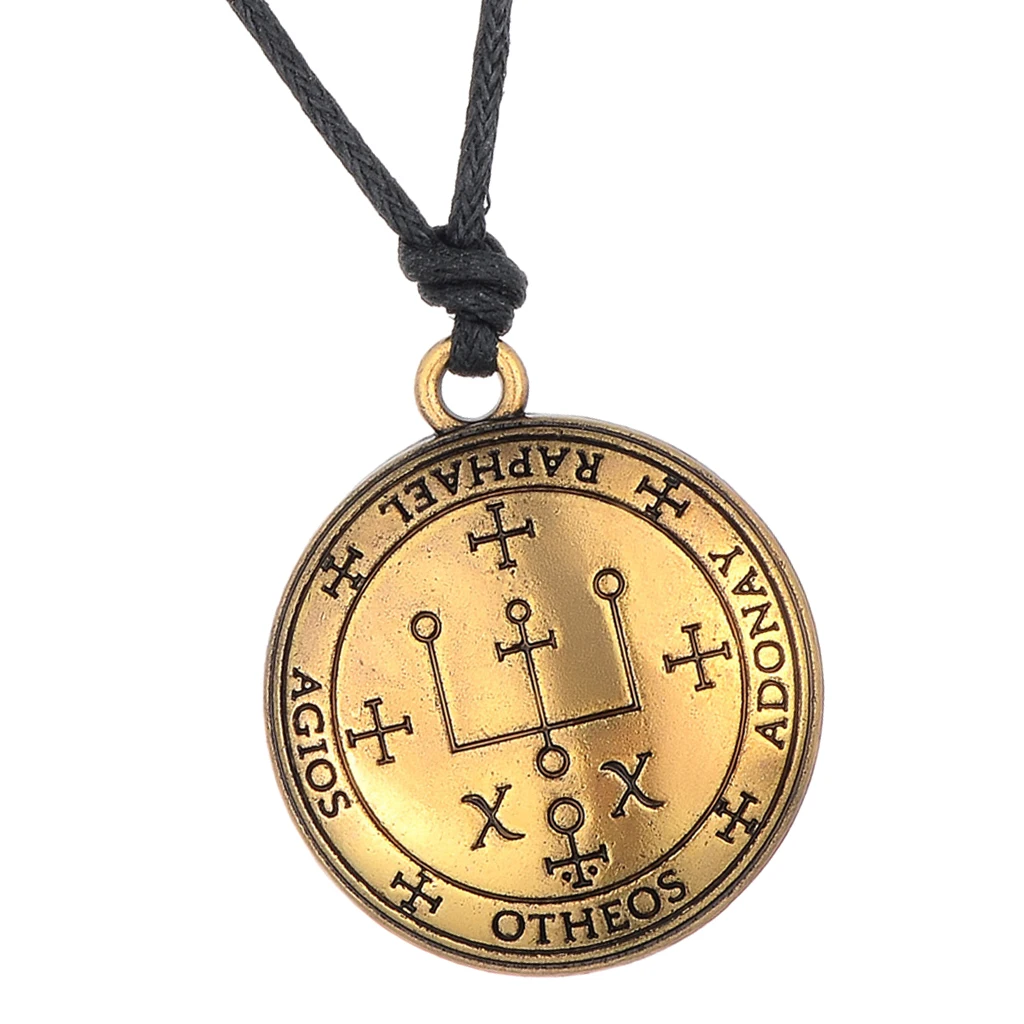 2 шт. ожерелье с круглым кулоном в форме амулета для женщин и мужчин подарок |