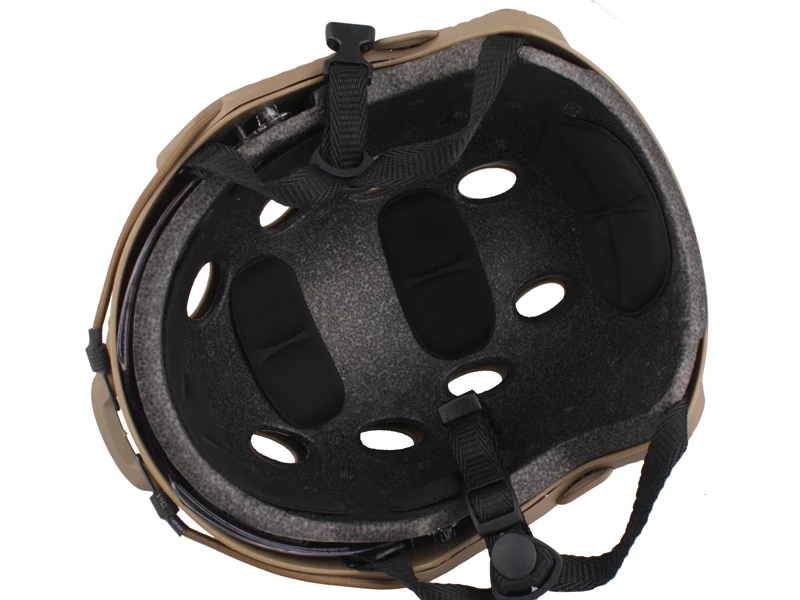 Emerson Быстрый Шлем с защитными очками типа PJ airsoft Dark earth EM8819A|emerson fast helmet|fast helmetemerson |
