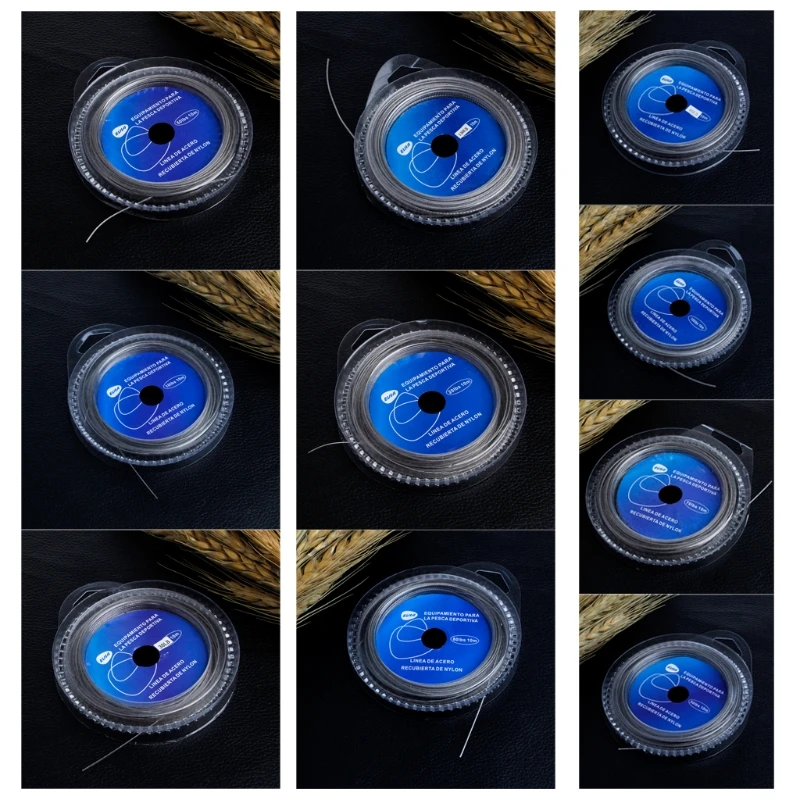 Рыболовные лески из нержавеющей стали 10 м максимальная мощность 7 прядей супер