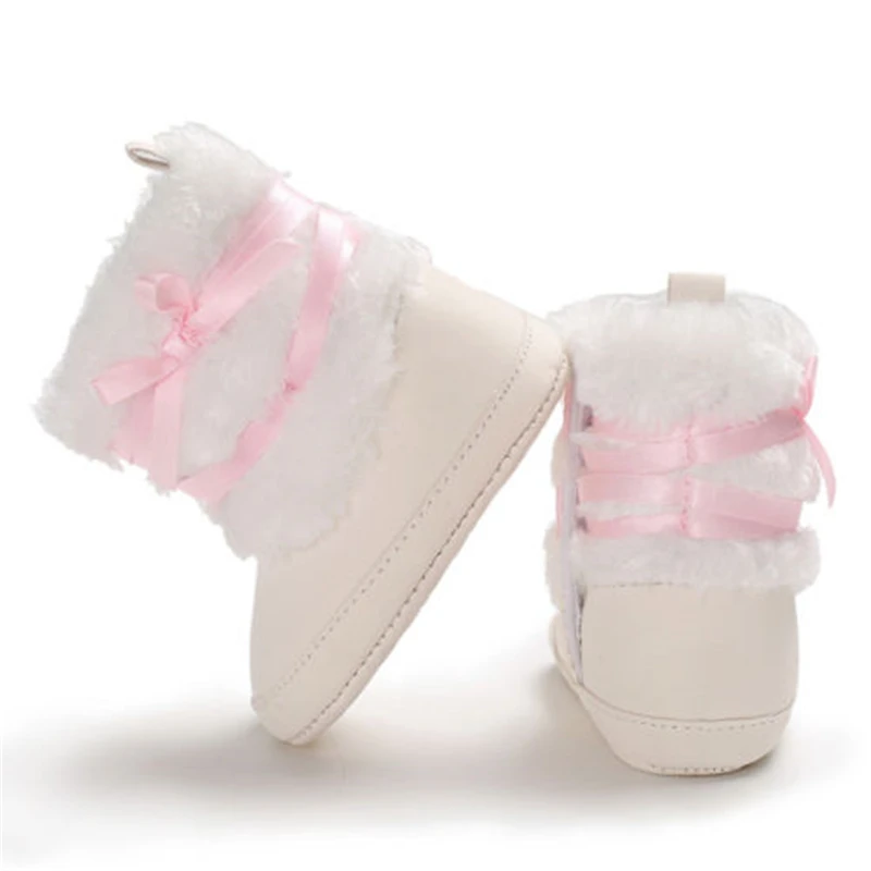 Зимняя обувь для новорожденных мальчиков и девочек зимние ботинки на мягкой
