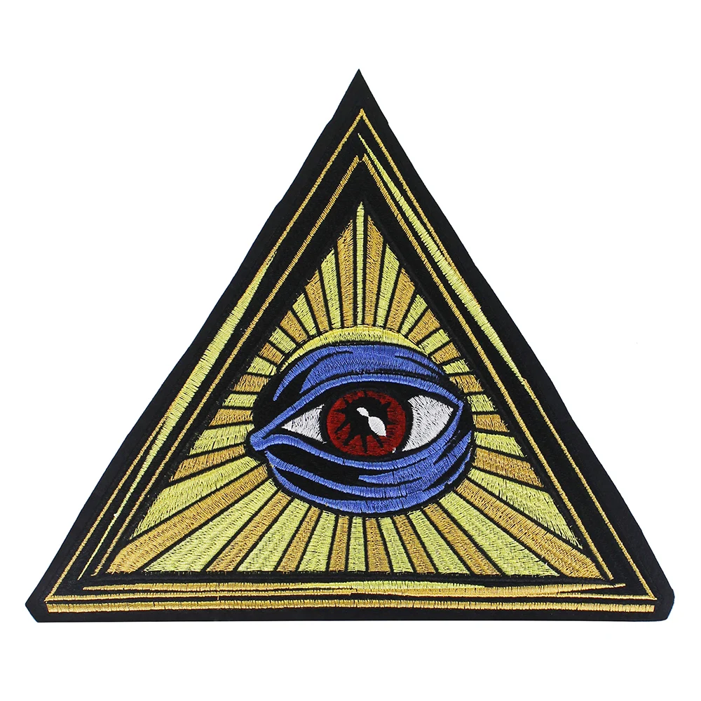 Нашивки с аппликацией злые глаза для вышивки аппликации железной на куртке