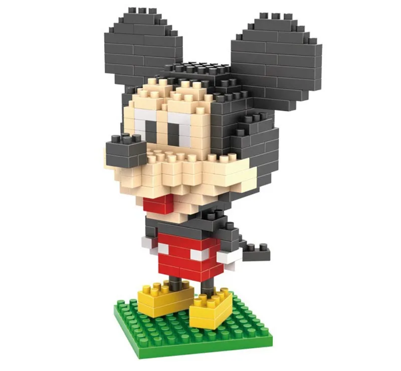 5 шт. алмазные блоки Loz Микки Минни мыши Дональд Дак Дейзи Гуфи Строительные