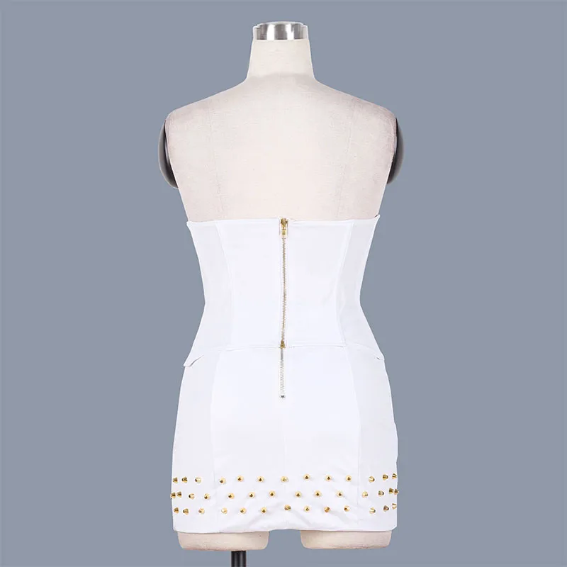 Женская одежда в готическом стиле с заклепками длинная сексуальная женская