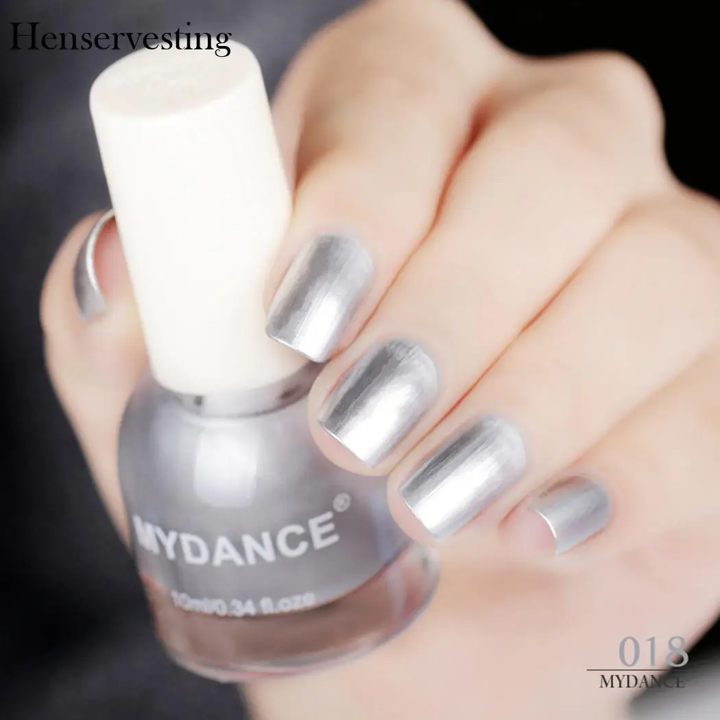 Лак для ногтей с сухим эффектом быстрый металлический долговечный 10 мл 17 видов