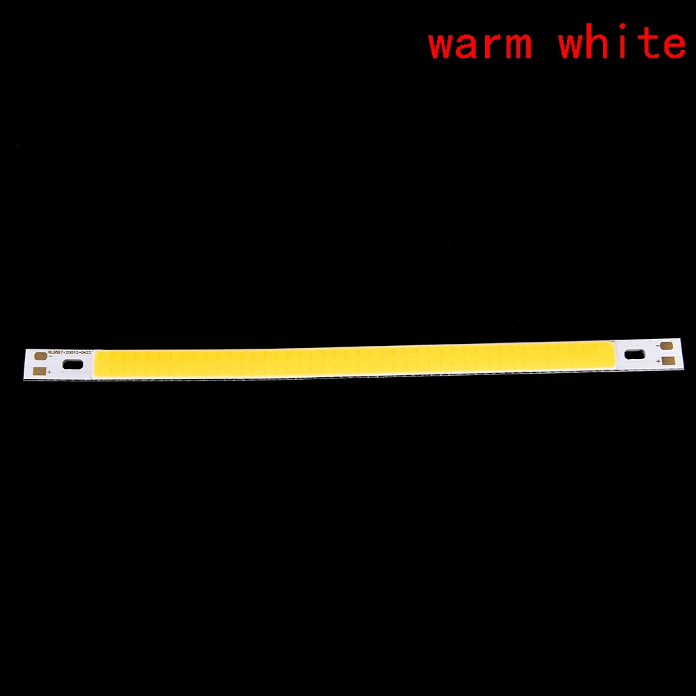 200x10 мм COB светодиодные полосы света для DIY 12 24V 10W 1000LM супер яркие сменные лампы