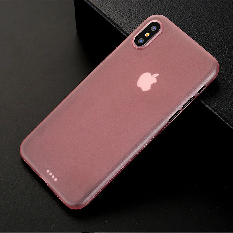Ультратонкий матовый чехол 0 26 мм для IPhone 7 8 6 6s XR XS Max X Оригинальный Plus