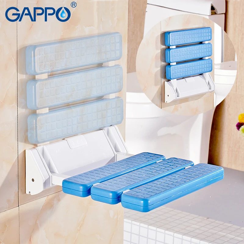 GAPPO смесители для душа смеситель ванны дождя скамейки табурет унитаз настенные