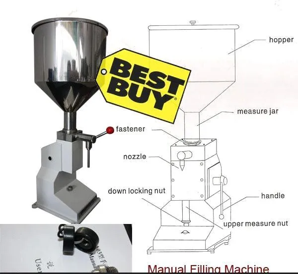Ручная паста упаковочная машина для жидких Бутылок | Бытовая техника
