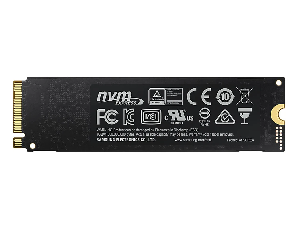 Samsung SSD 512GB 1 ТБ 970 RPO NVMe M.2 3500 M/2300 M Внутренний SSD твердотельный жесткий диск NVMe 970 RPO SSD PCIe 3,0x4, NVMe 1,3
