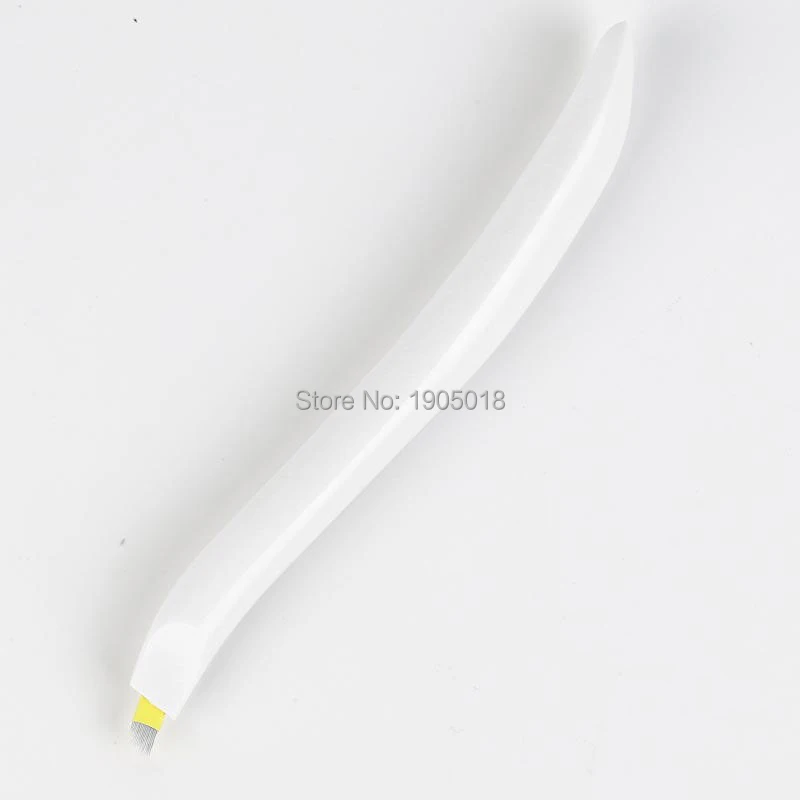 Новое поступление 50 одноразовые ручки для микроблейдинга бровей с лезвиями 12/14/17