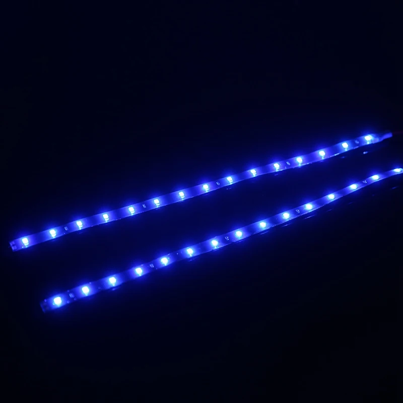 4 шт./компл. 30 см 3528 гибкие синие полосы света 15SMD светодиодная декоративная лампа