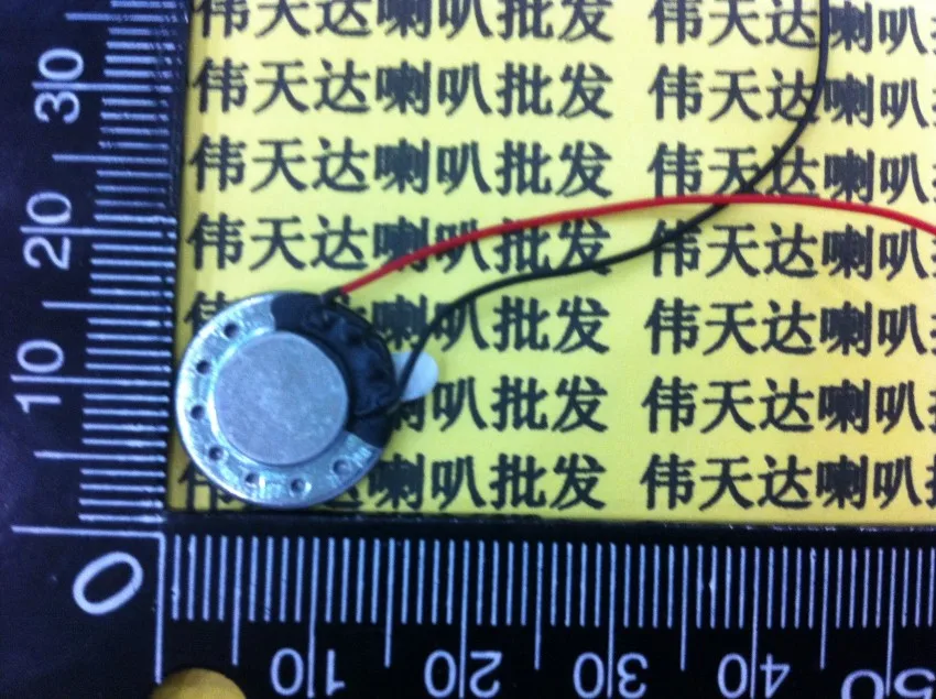 

New Mobile phone speaker 8 ohms 0.5watt 8R 0.5W speaker diameter 15MM thick 3MM Loudspeaker with cable 80mm