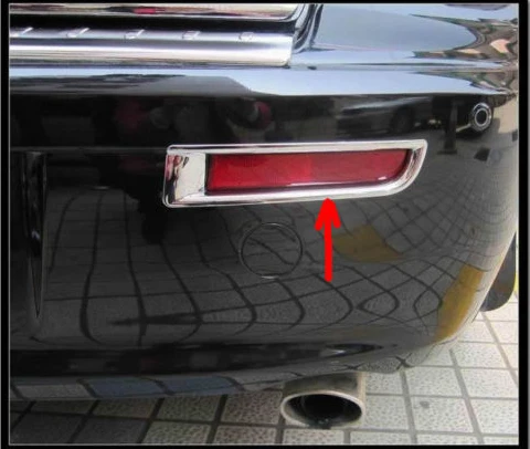 Хромированный задний противотуманный светильник Накладка для LANCER 2008-2011 |