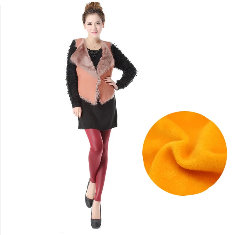 Faux Leather Leggings Navy Blue Sexy Women Leggins Thin Black Calzas Mujer Stretchy Push Up | Женская одежда