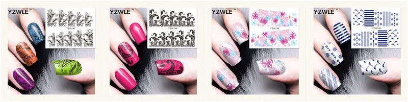 YWK 1 лист DIY Дизайн ногтей Водные Наклейки переводные наклейки s милые животные Сова шаблон стикер