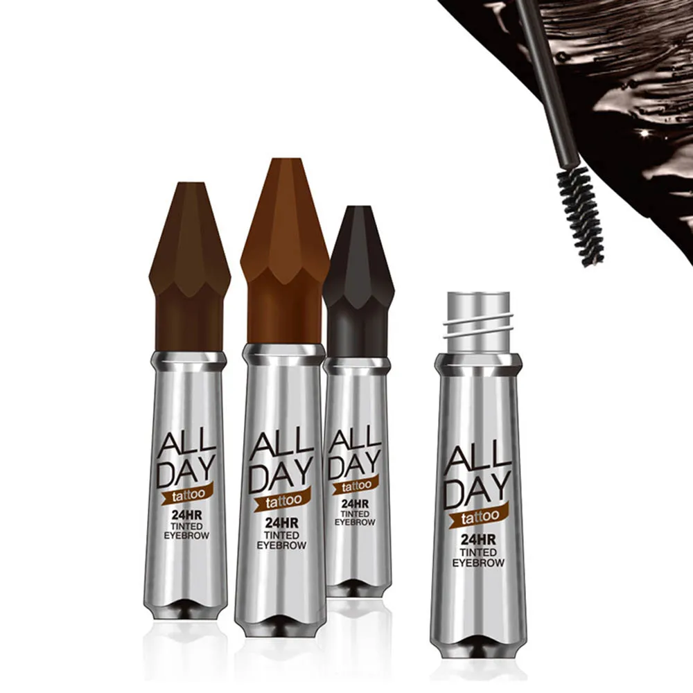 4 цвета гель для бровей водостойкий макияж усилитель воск долговечный DIYMake краска