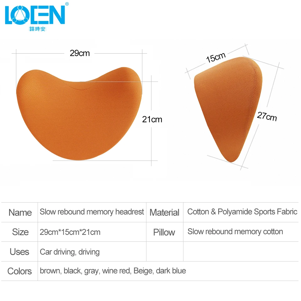 Auto U Style Car Pillow Neck Pillows Support Memory Foam Headrest Universal For Travel Office Home for toyota 0 bmw jeep | Автомобили и