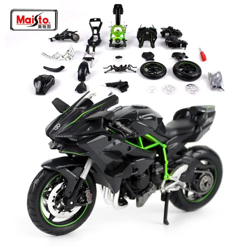 

Maisto 1:12 Kawasaki Ninja H2R Assembly DIY MOTORCYCLE BIKE Model Kit FREE SHIPPING NEW ARRIVAL 39198