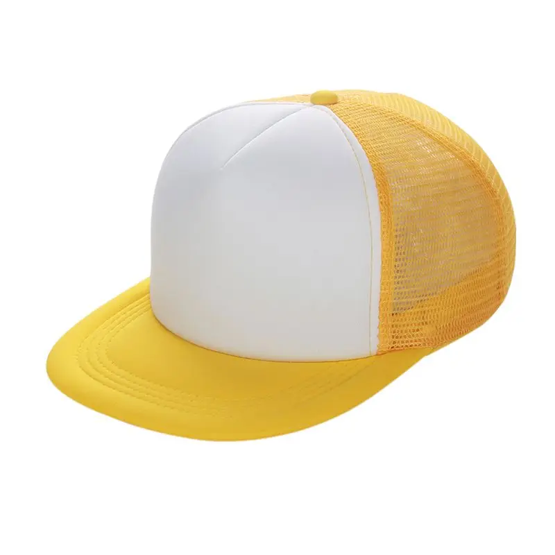 

Flat Brim Blank Plain Baseball Cap Hip Hop Women Men Mesh Snapback Strapback Trucker Hat Bone Black Blue Gray Green White Red