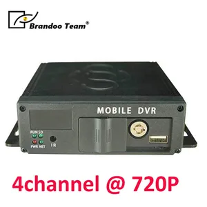 Dvr AHD CCTV 4CH 720 P Мобильный dvr H.264 транспорт автобус видеорегистратор для грузовика автомобильный видеорегистратор SD, бесплатная доставка