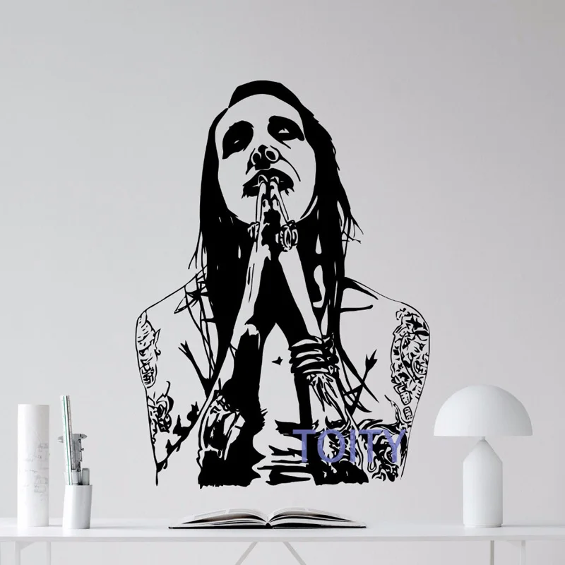 10 видов конструкций Мэрилин постер с Мэнсоном Наклейка на стену рок музыка