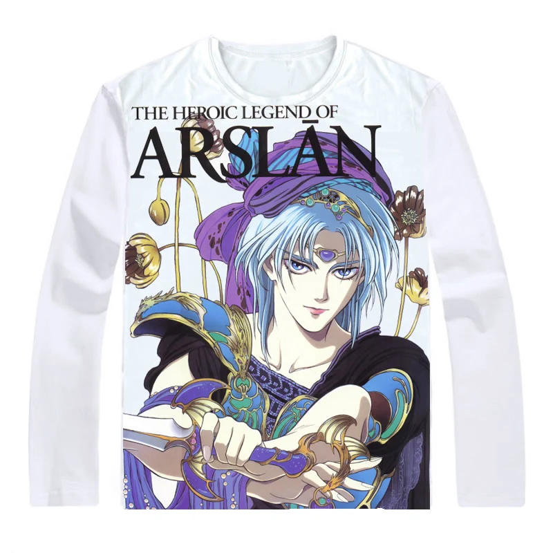 Героическая Legend of футболка Арслан Для мужчин в стиле хип хоп с длинным рукавом