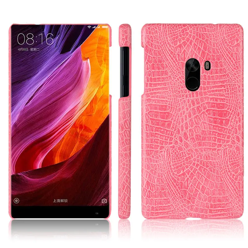 Case 3 Xiaomi mi x Чехол Xiaomi mi x 6,4 дюймов класса люкс из искусственной кожи твердый пластиковый чехол на заднюю панель чехол для телефона для Xiaomi mi Mix Mimix Pro - Цвет: Case 3