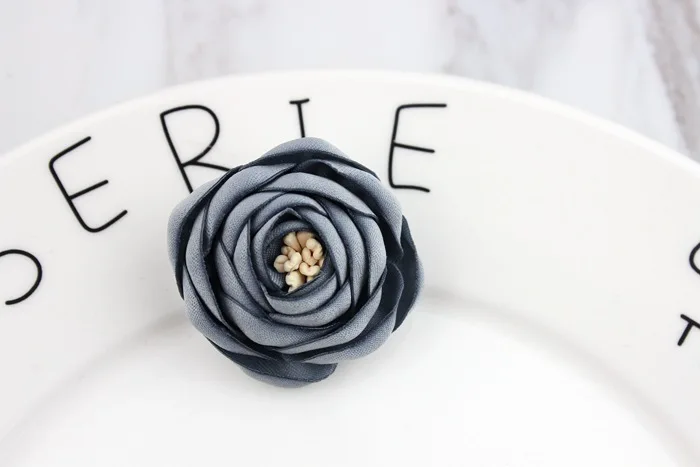 100 шт./лот высококачественные корейские тканевые мини-цветы 1 4 дюйма розетка в