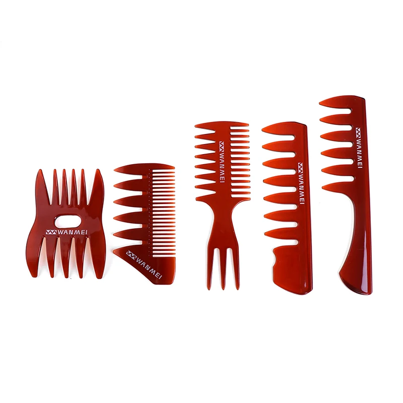 Большая зубная Расческа для масла парикмахерский гребень с широкими зубьями